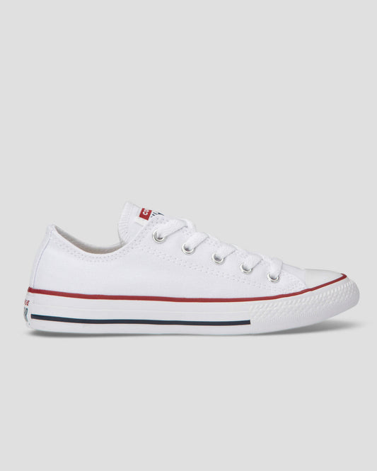 CONVERSE Chuck Taylor All Star Youth Low Shoe - White - VENUE.