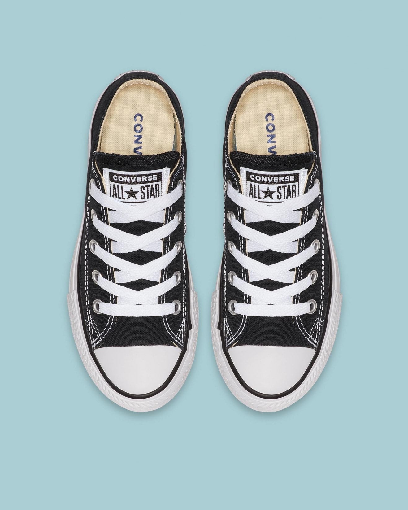 CONVERSE Chuck Taylor All Star Youth Low Shoe - Black - VENUE.