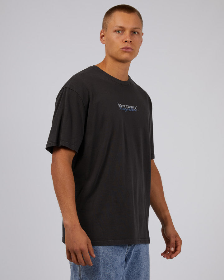 SILENT THEORY Coastal Mens Tee - Coal