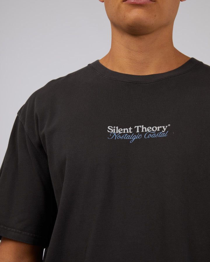 SILENT THEORY Coastal Mens Tee - Coal