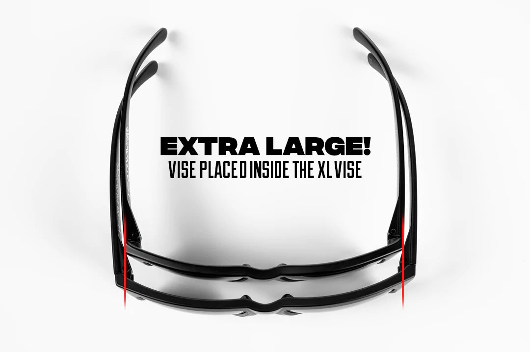 HEATWAVE XL Vise Sunglasses - Black/Black