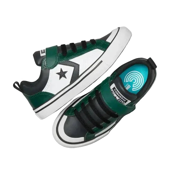 CONVERSE Pro Blaze Strap Youth Low Shoe - Green Envy/Black/White