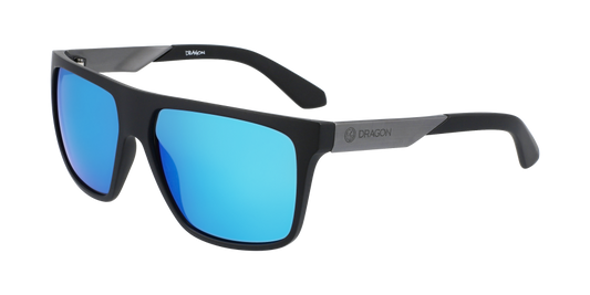 DRAGON Vinyl Sunglasses - Matte Black/LL Blue Ion