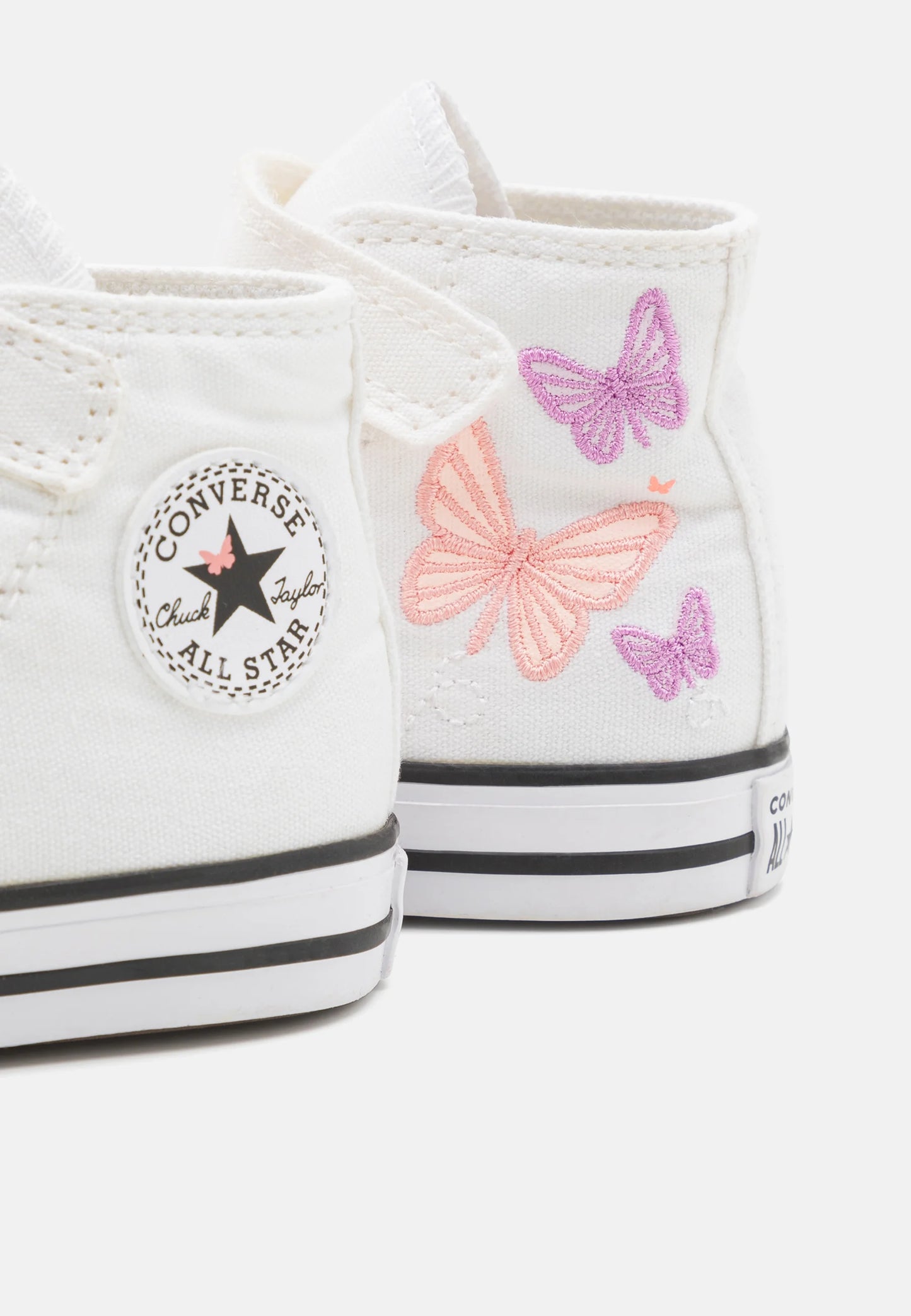 CONVERSE Chuck Taylor Festival 1V Infant Hi Shoe - White/Pink Phase/Grape Fizz