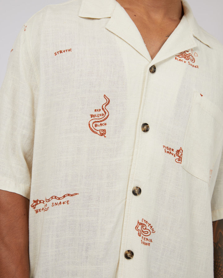 ST GOLIATH Deadly Mens S/S Shirt - Vintage White