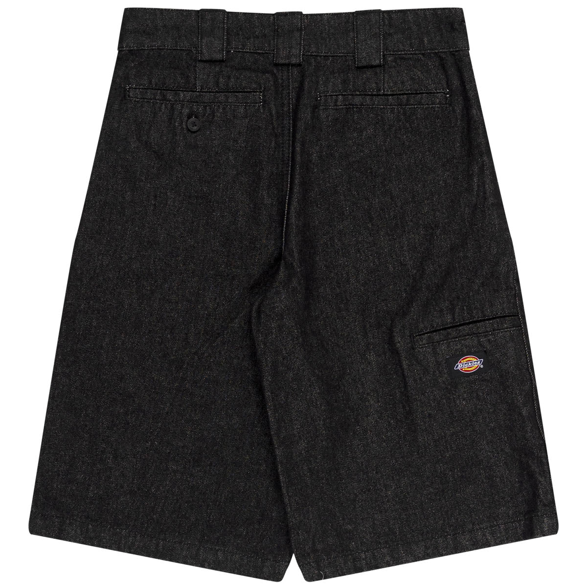 DICKIES DX200Y Denim Relaxed Youth Carpenter Short - Rinsed Black