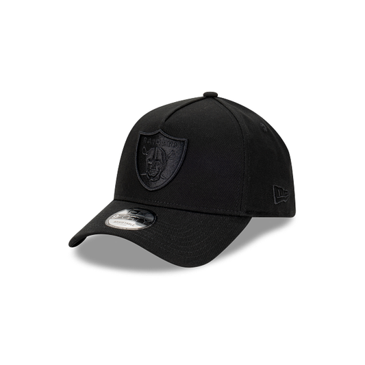 NEW ERA Las Vegas Raiders 9FORTY A-Frame Snapback Cap - Black/Black