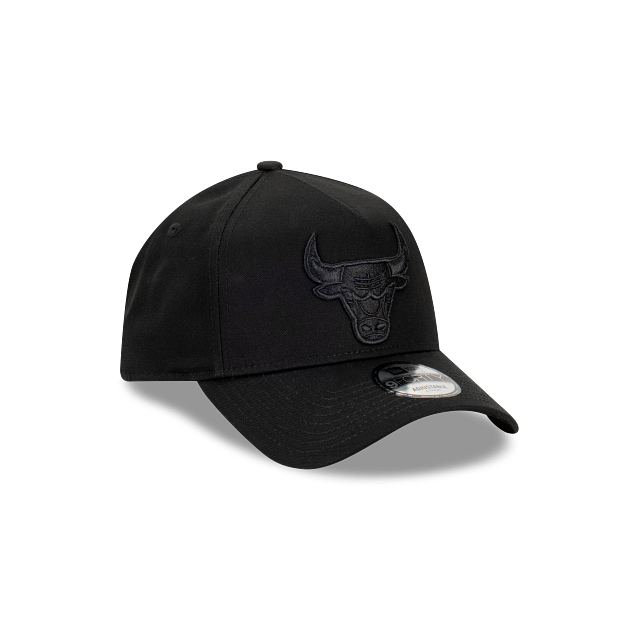 NEW ERA Chicago Bulls 9FORTY A-Frame Snapback Cap - Black/Black