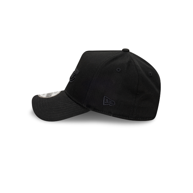 NEW ERA Los Angeles Lakers 9FORTY A-Frame Snapback Cap - Black/Black