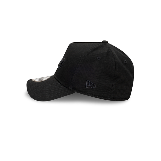 NEW ERA Los Angeles Lakers 9FORTY A-Frame Snapback Cap - Black/Black