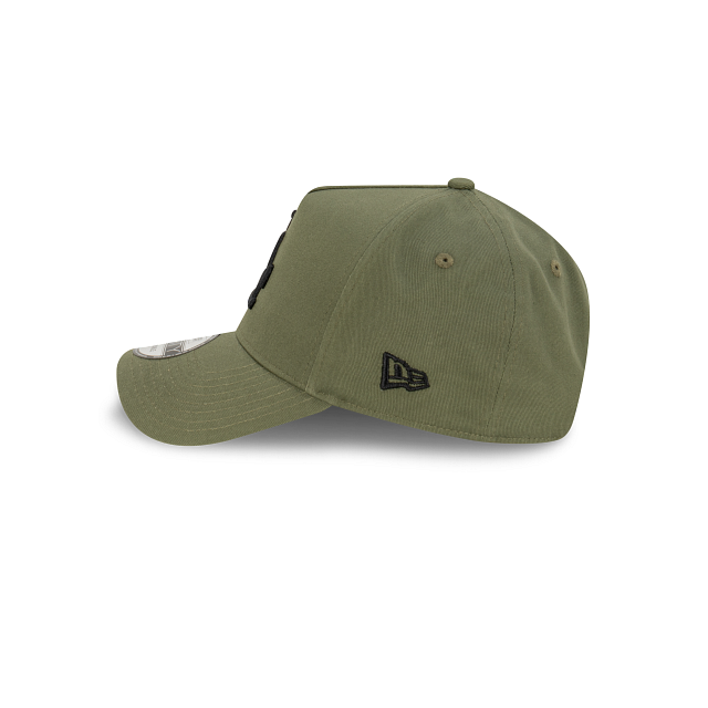 NEW ERA Los Angeles Dodgers 9FORTY A-Frame Snapback Cap - Olive/Black