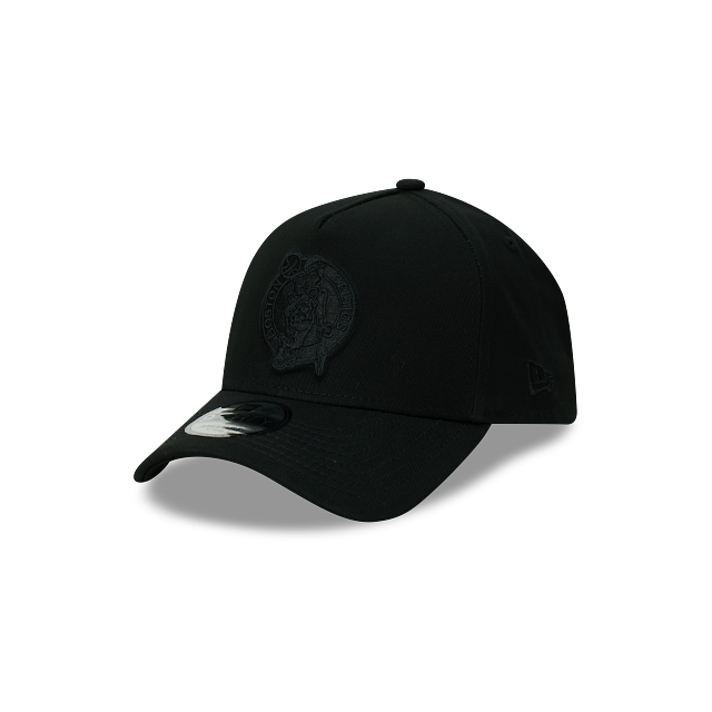 NEW ERA Boston Celtics 9FORTY A-Frame Snapback Cap - Black/Black