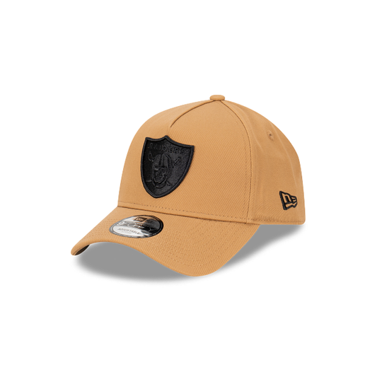 NEW ERA Las Vegas Raiders 9FORTY A-Frame Snapback Cap - Wheat/Black