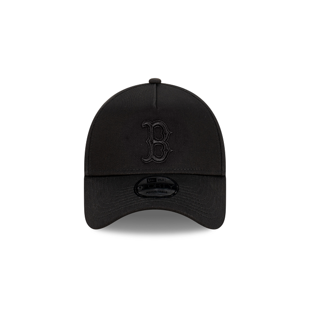 NEW ERA Boston Red Sox 9FORTY A-Frame Snapback Cap - Black/Black