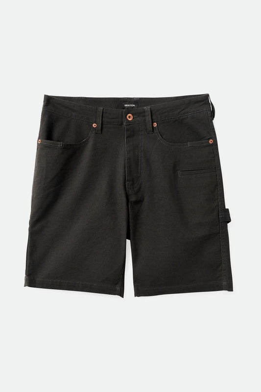 BRIXTON Builders Carpenter Short - Washed Black