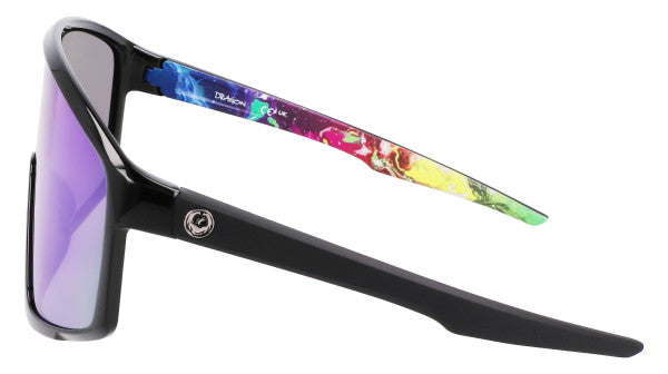 DRAGON Amped Sunglasses - Black/Multi/LL Green Ion