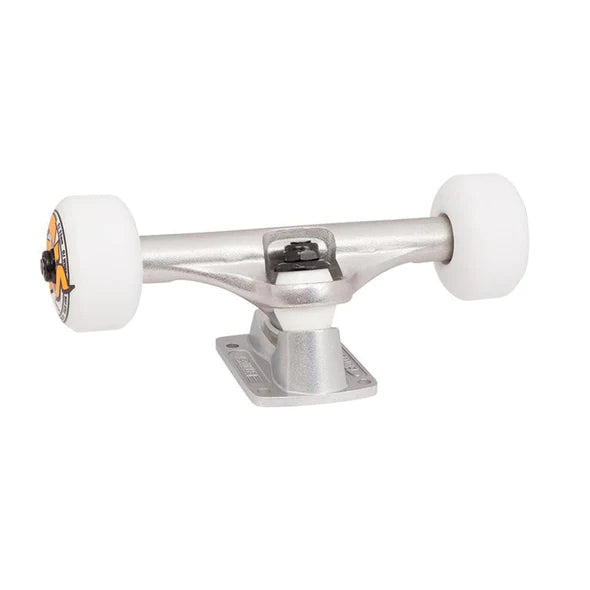 BULLET/OJ 130mm/53mm Skateboard Truck & Wheel Assembly - Raw/White