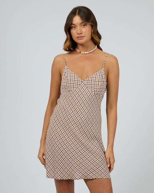 ALL ABOUT EVE Harri Mini Slip Dress - Print