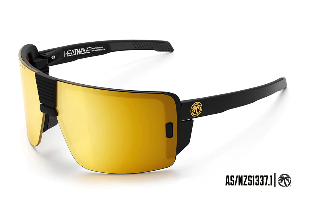 HEATWAVE Vector Sunglasses - Black/Gold