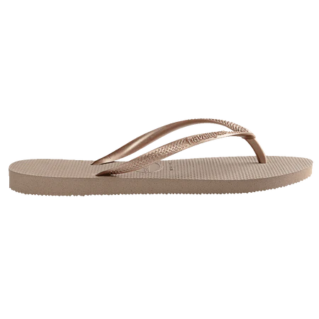 HAVAIANAS Slim Metallic Thong - Rose Gold