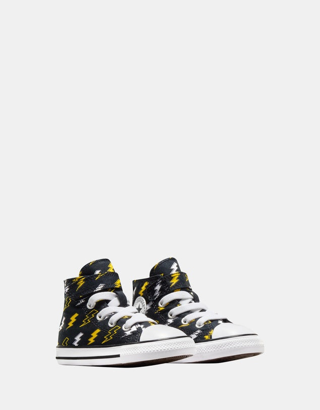 CONVERSE Chuck Taylor All Star Electric Bolt Infant 1V Hi Shoe - Black/Golden Wren/Ghost Town