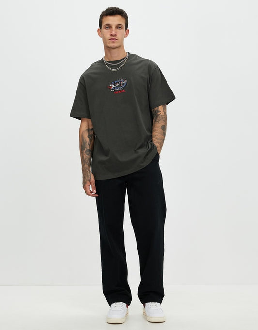 DICKIES Rattler 450 Mens Relaxed Fit Tee - Dark Olive