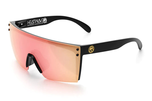 HEATWAVE Lazer Face Sunglasses - Black/Rose Gold