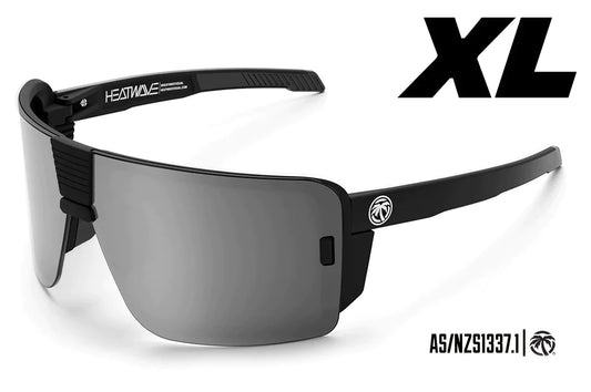 HEATWAVE XL Vector Sunglasses - Black/Silver
