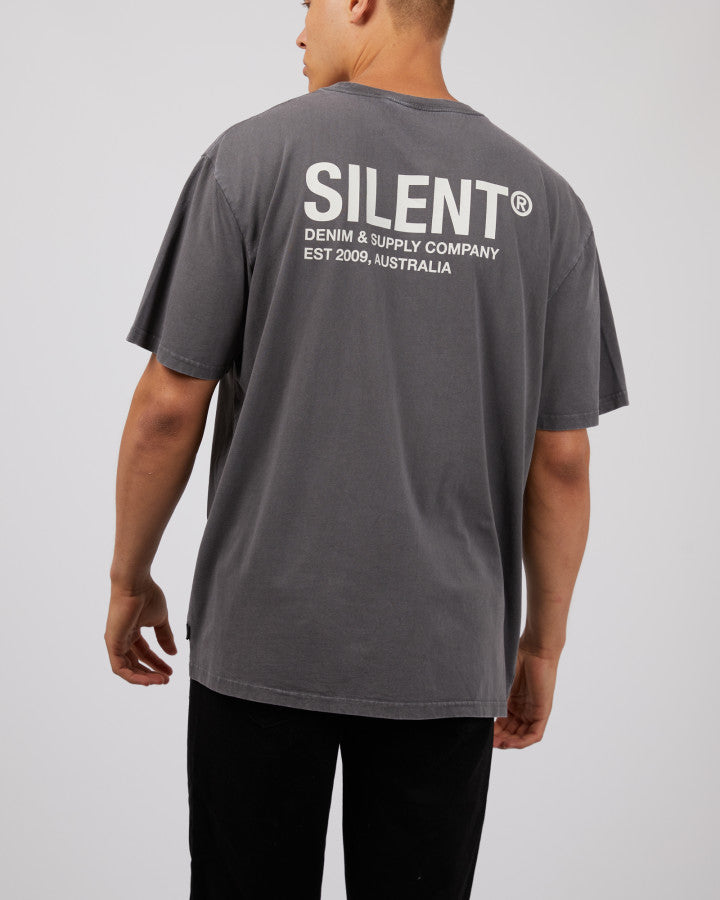 SILENT THEORY Icon Mens Tee - Charcoal