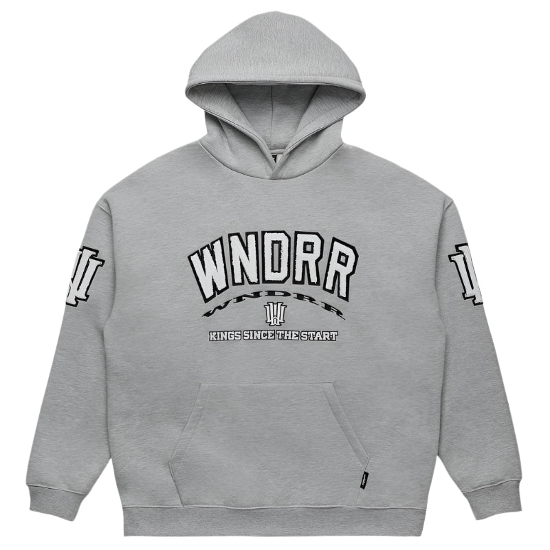 WNDRR Institute Mens Hoodie - Grey Marle