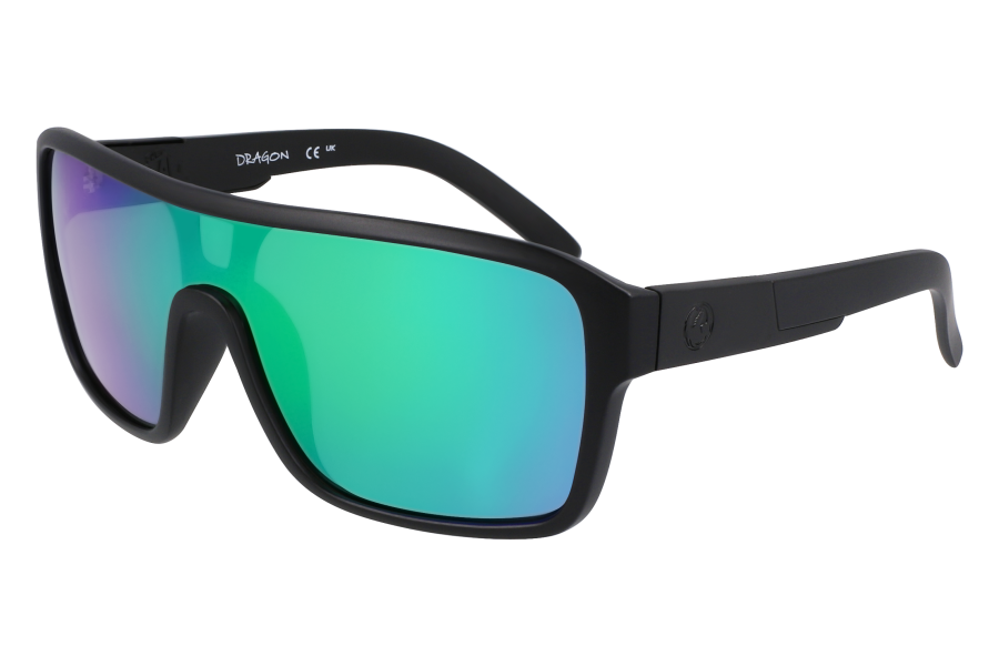 DRAGON The Remix Sunglasses - Matte Black/LL Green Ion Polar