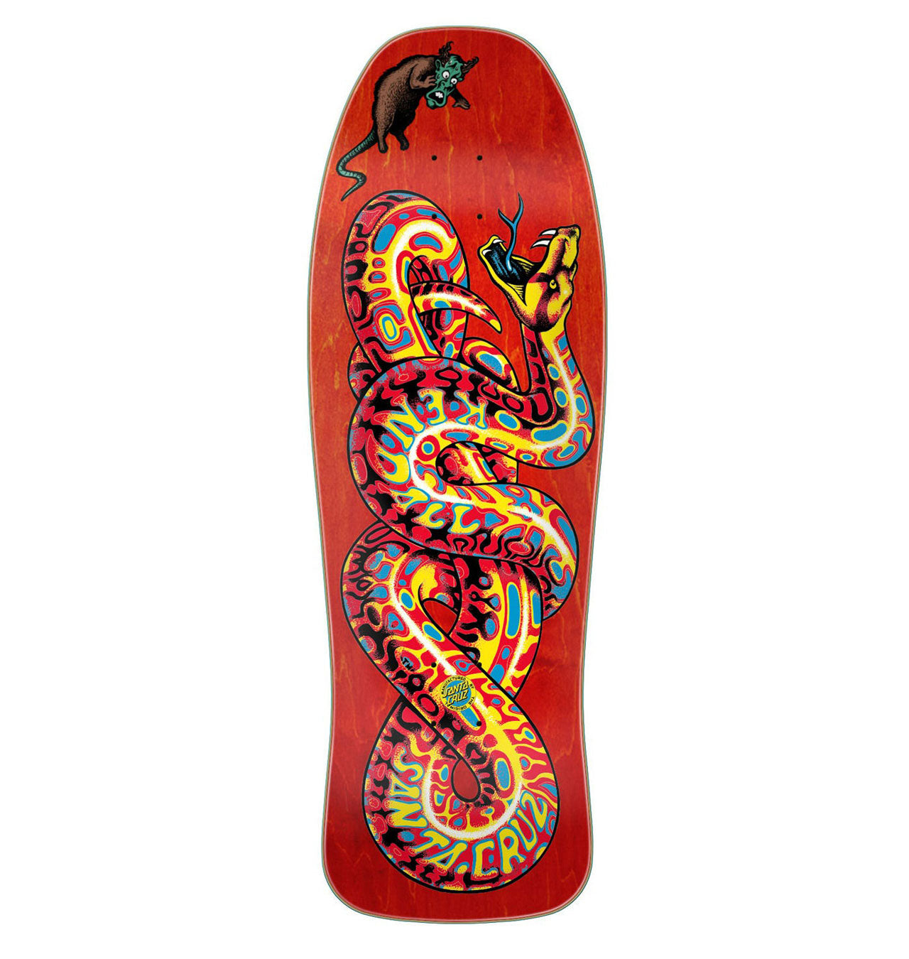 SANTA CRUZ Kendall Snake Reissue 9.97 X 30.125 Cruiser Deck - Red
