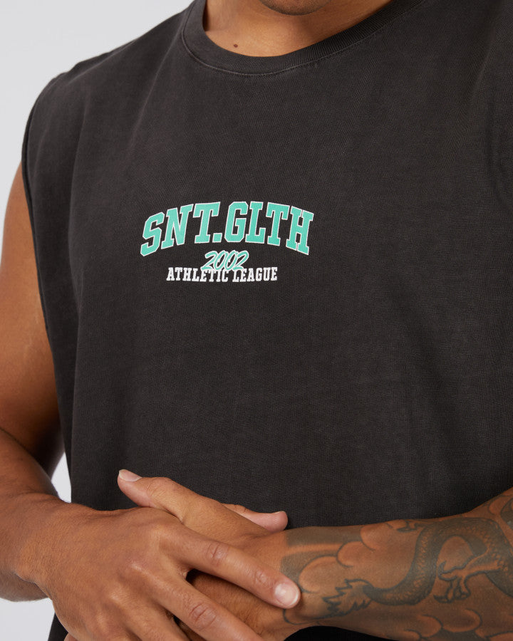 ST GOLIATH League Mens Muscle Tank - Coal