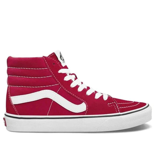 VANS SK8 Hi Tapered Shoe - Racing Red/True White