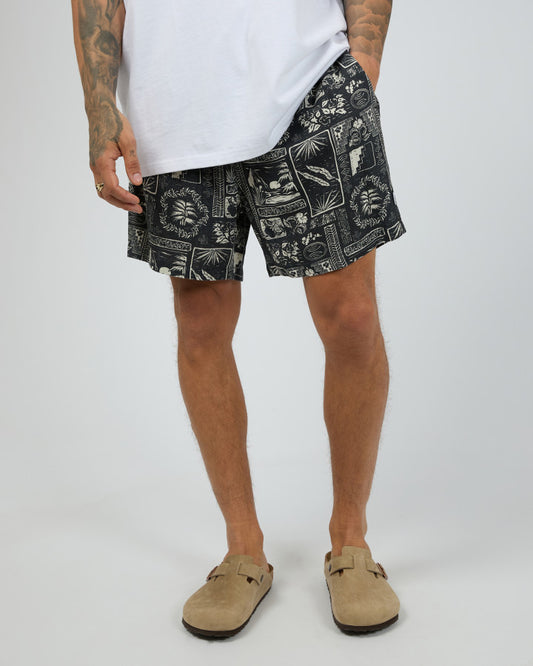 SILENT THEORY Messina Mens Shorts - Navy