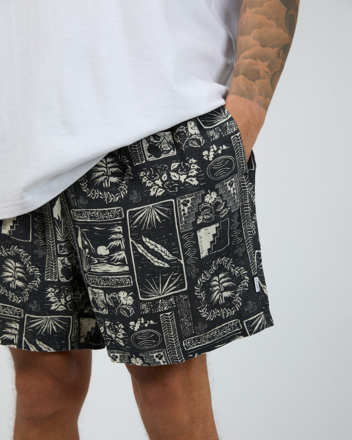 SILENT THEORY Messina Mens Shorts - Navy