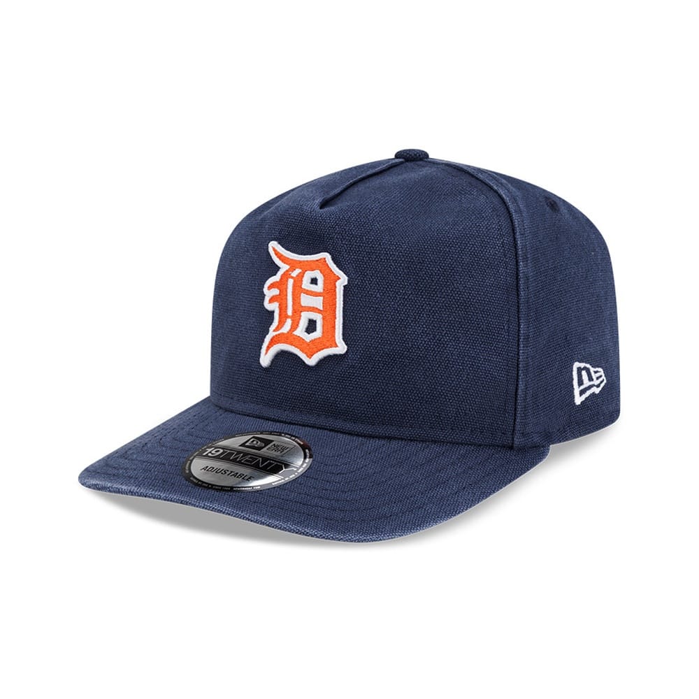 NEW ERA Detroit Tigers Duck Canvas 19TWENTY A-Frame Snapback Cap - OTC