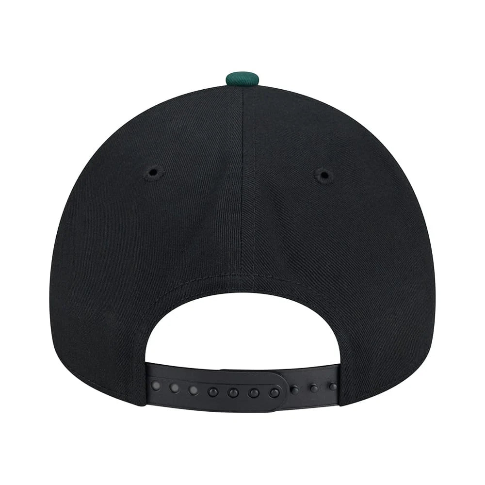 NEW ERA Detroit Tigers Field Green 2-Tone 9FORTY A-Frame Snapback Cap - Black/Dark Green