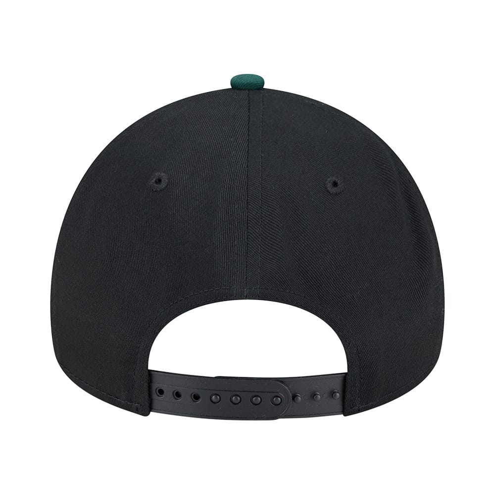 NEW ERA New York Yankees Field Green 2-Tone 9FORTY A-Frame Snapback Cap - Black/Dark Green