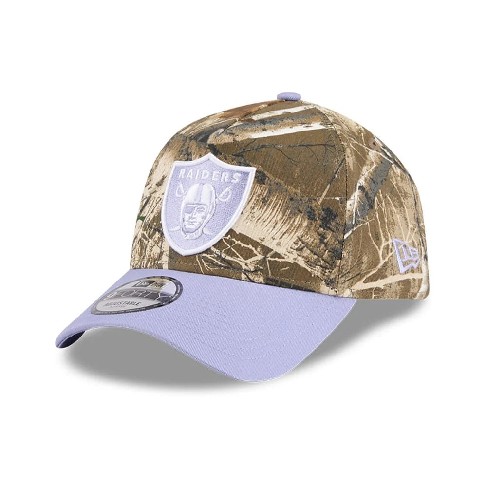 NEW ERA Las Vegas Raiders 9FORTY A-Frame Snapback Cap - Realtree/Spring Pastel
