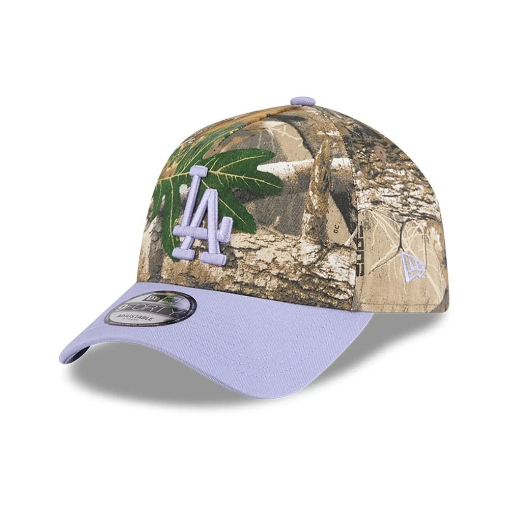 NEW ERA Los Angeles Dodgers 9FORTY A-Frame Snapback Cap - Realtree/Spring Pastel