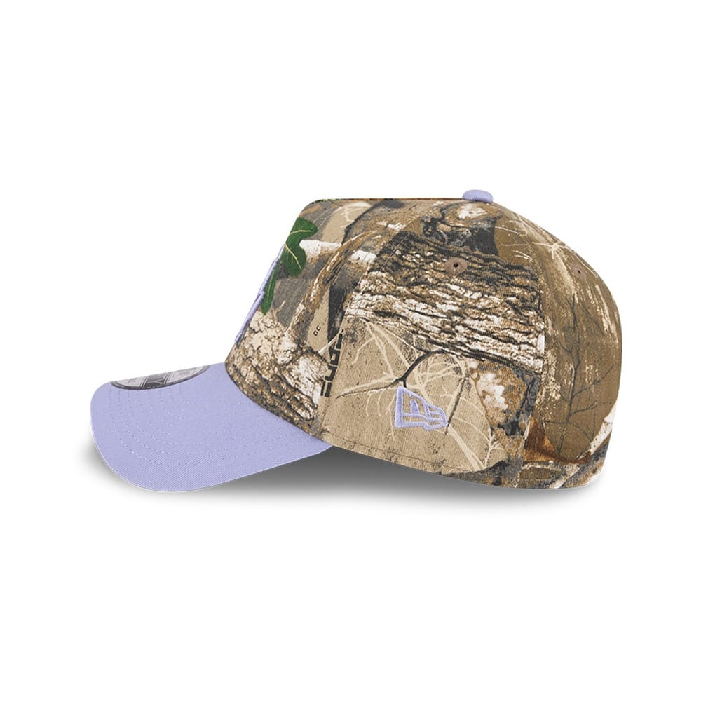 NEW ERA Los Angeles Dodgers 9FORTY A-Frame Snapback Cap - Realtree/Spring Pastel