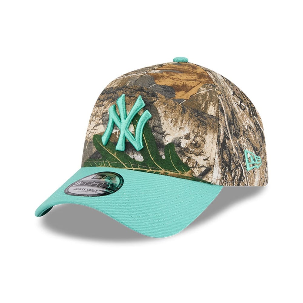 NEW ERA New York Yankees 9FORTY A-Frame Snapback Cap - Realtree/Spring Pastel