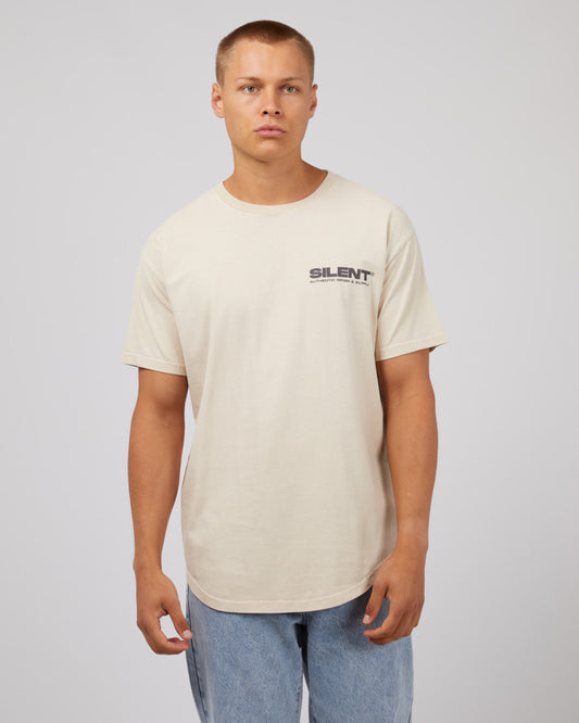 SILENT THEORY Raptor Mens Tee - Chalk