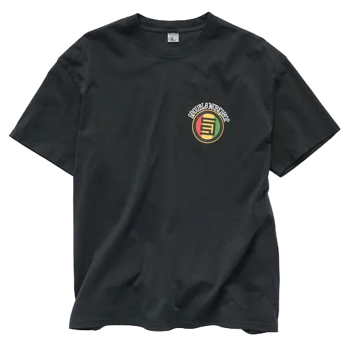 SDOUBLE Quiet Dot Tee - Overdye Black