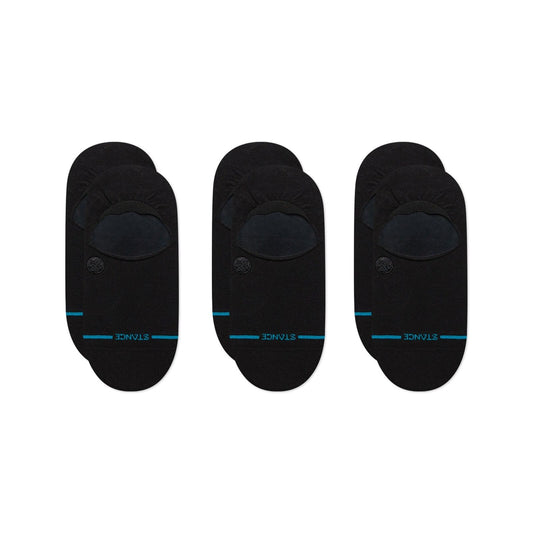 STANCE Icon 3pk No Show Socks - Black