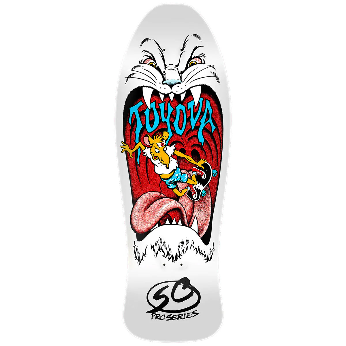 SANTA CRUZ Toyoda Reissue 10.35 X 31.19 Cruiser Deck - White