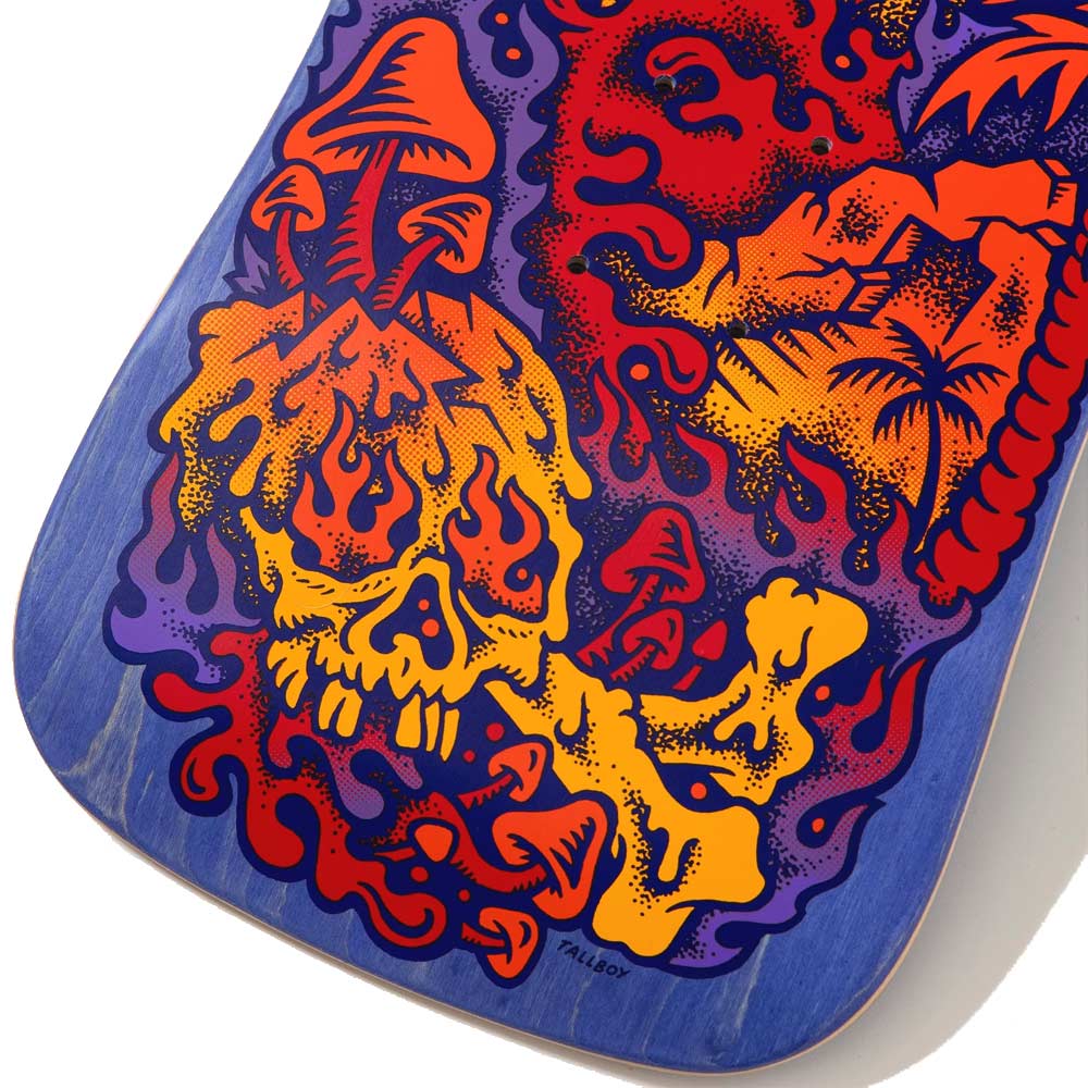 SANTA CRUZ Winkowski Volcano Shaped 10.34 X 30.54 Cruiser Deck - Purple