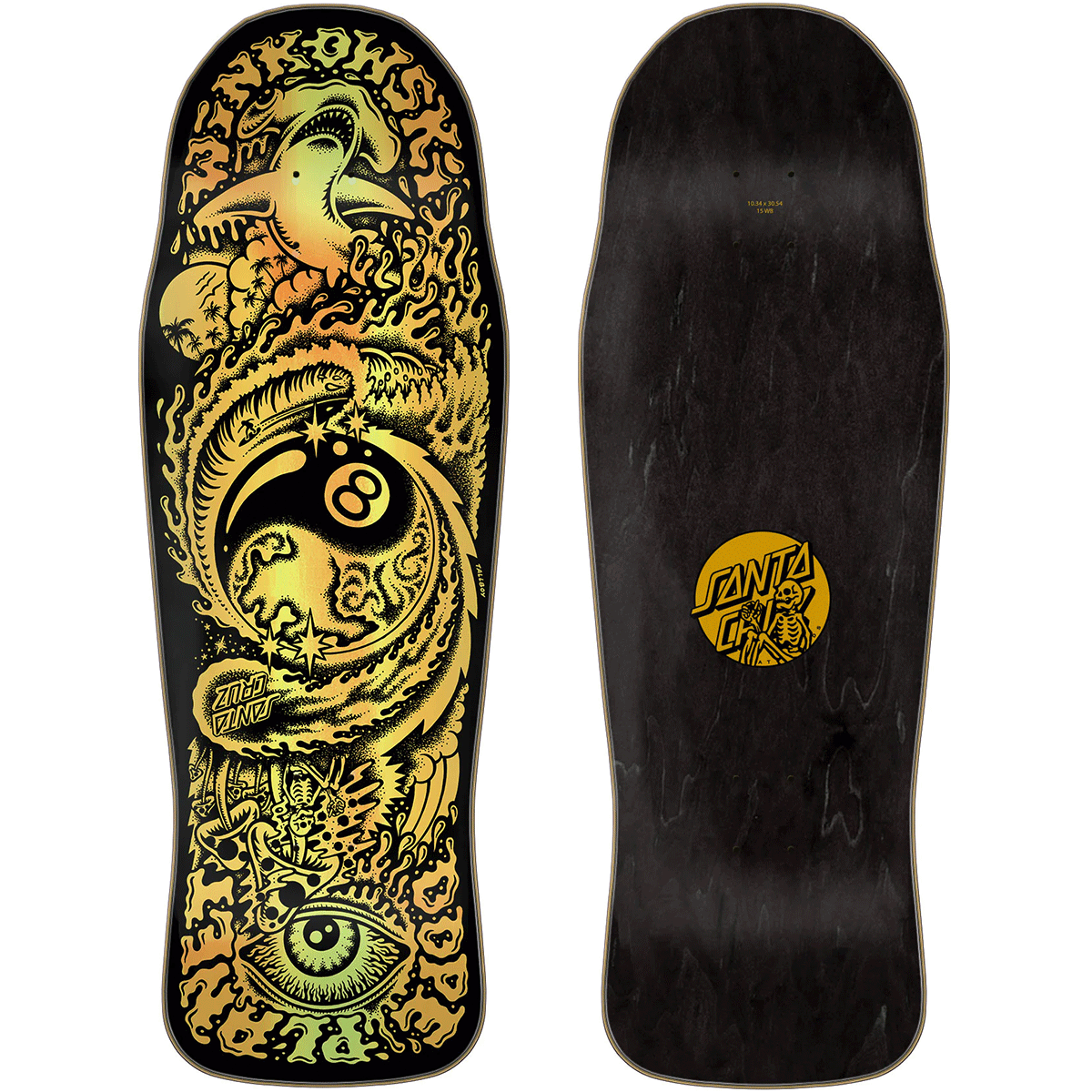 SANTA CRUZ Winkowski Dope Planet 10.34 X 30.54 Deck - Multi