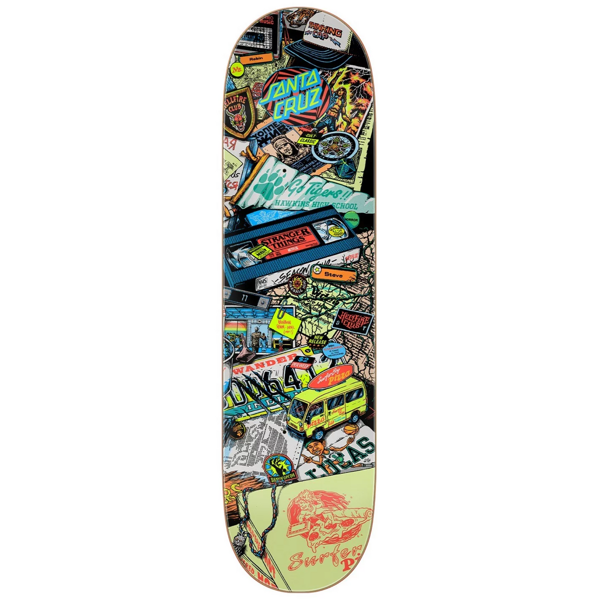 SANTA CRUZ Stranger Things Season 4 8.25 X 31.8 Deck - Multi